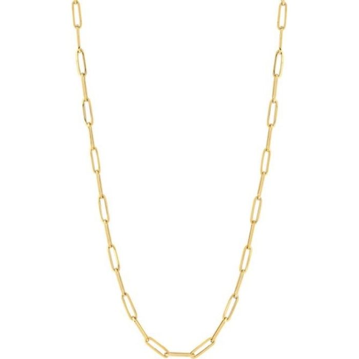 Collier / Chaîne Or Jaune 18 Carats 750/000 - Maille Cheval - Homme - 50cm