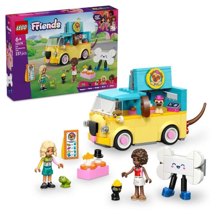 LEGO Friends 42678 Le Van d’Accessoires pour Animaux - Jouet de Construction dès 6 ans