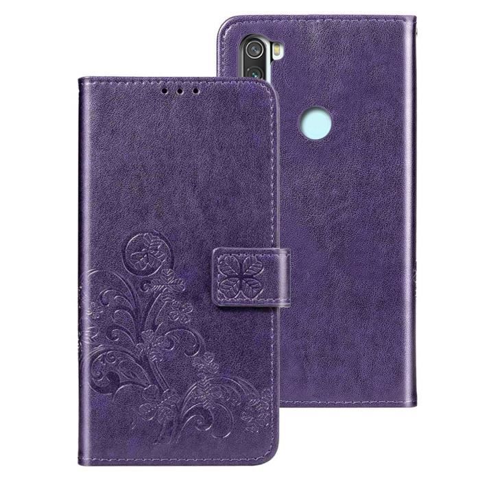 Housse Flanelle Douce Pour Redmi 8A (2019) - Avec Boucle Et Corde De Cou - Noir