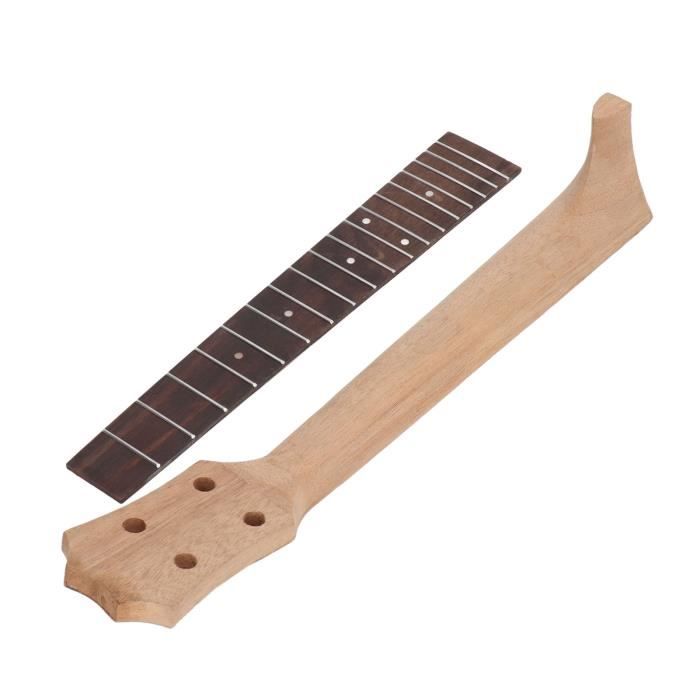 Kit Manche Ukulélé 26 Pouces - Touche Palissandre, Manche Okoumé - DIY Pour Fabriquer Son Instrument
