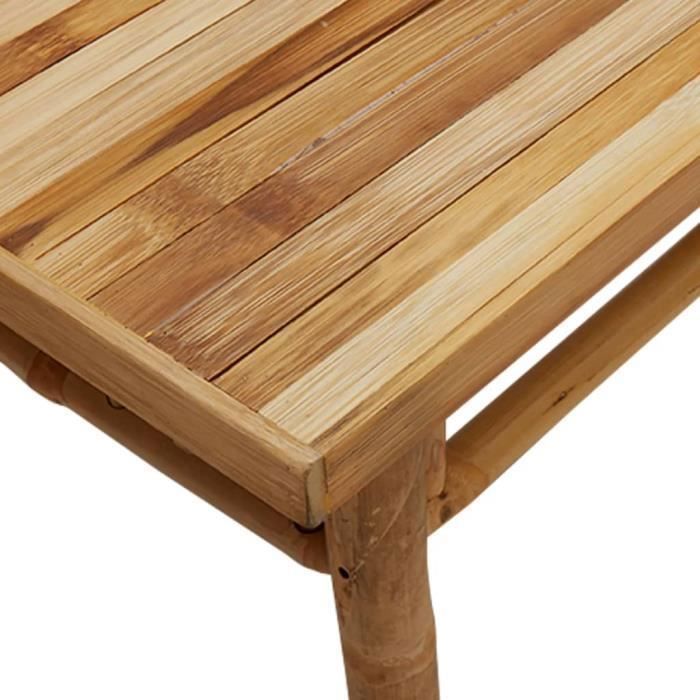 Table basse - MOTHINESSTO - DX13487 - Bambou - 70x40x35 cm - Design contemporain