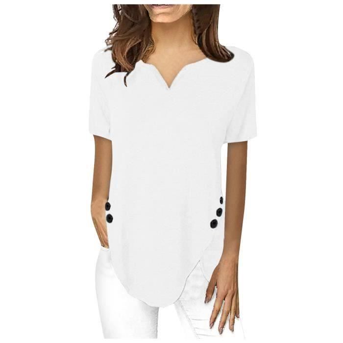 Sasaquoy Chemisier Blouse Liquette Haut De Soignant Décontracté à