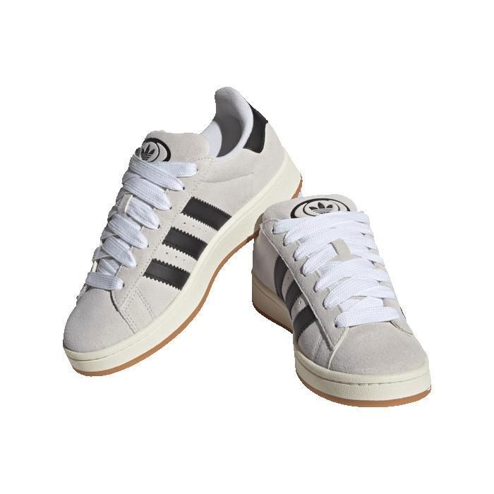 Adidas Chaussures Femme Adidas Campus 00S W - Gris - Daim-Nubuck - Lacets