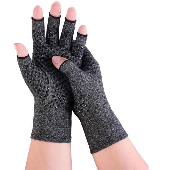 Alanmoship Gants Patinage Enfant Coton Antidérapants – Paume à Pois Caoutchouc Pour Plus De Sécurité Sur Glace