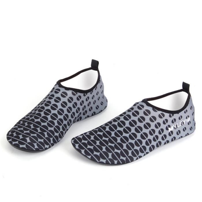 Chaussures Aquatiques Homme/Femme HTRTRR - Chaussures De Plage, Natation, Antidérapantes, Séchage Rapide
