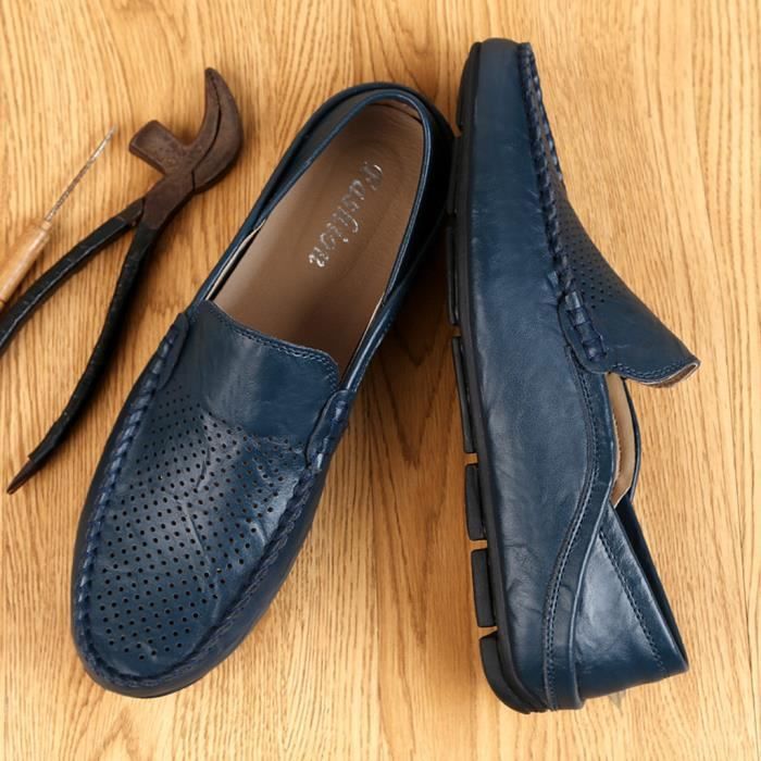 Chic Hommes Casual Moccasin Doux et Confortable À Enfiler Conduite Mocassins Chaussures