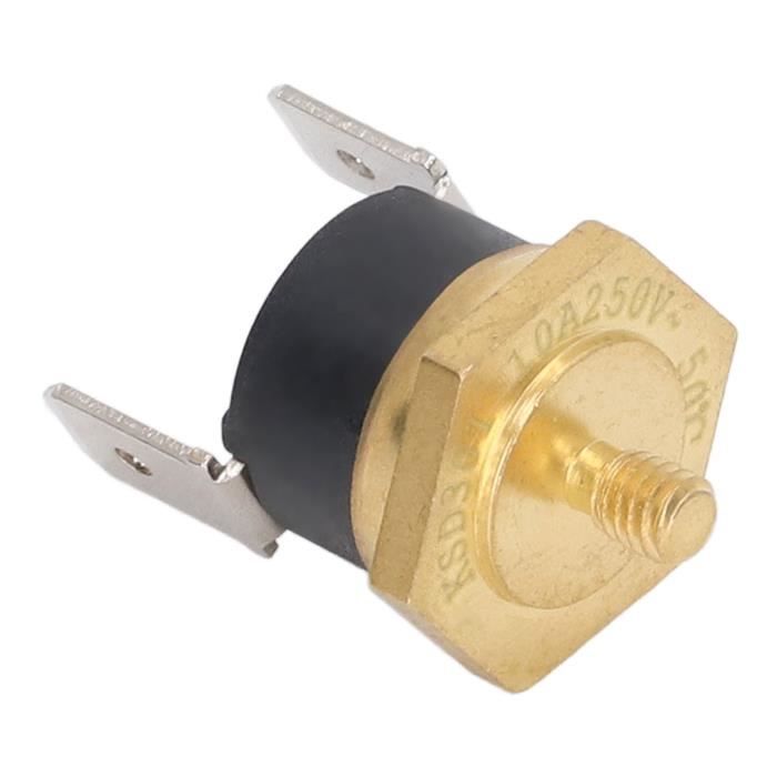 Thermostat Bimétallique Réglable 90°C – 250V 10A, Pour Chauffage électrique (régulation Température)