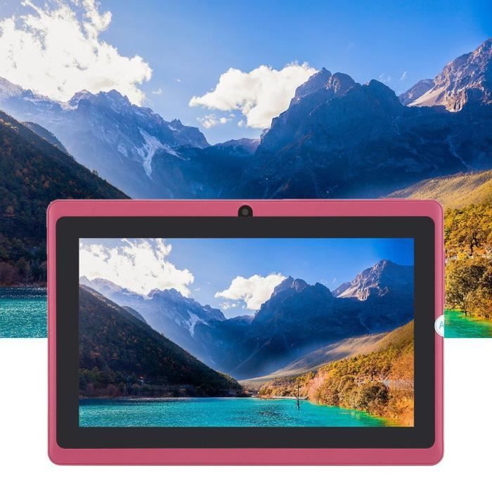 Tablette 7 pouces Android 4.4 Quad Core Q88 Kids PAD - Rose - 512 Mo + 4 Go