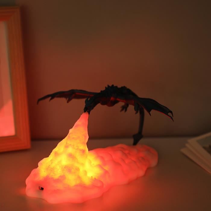 3d Volcan Glace Dragon Feu Dragon Lumiere Veilleuse Pour Enfants Cadeau D Anniversaire Cadeaux De Vacances Pour Garcons Et Filles Cdiscount Puericulture Eveil Bebe