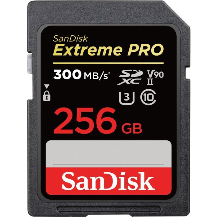Carte Mémoire SDXC SanDisk ExtremePro V90 300Mb/ - vue 1