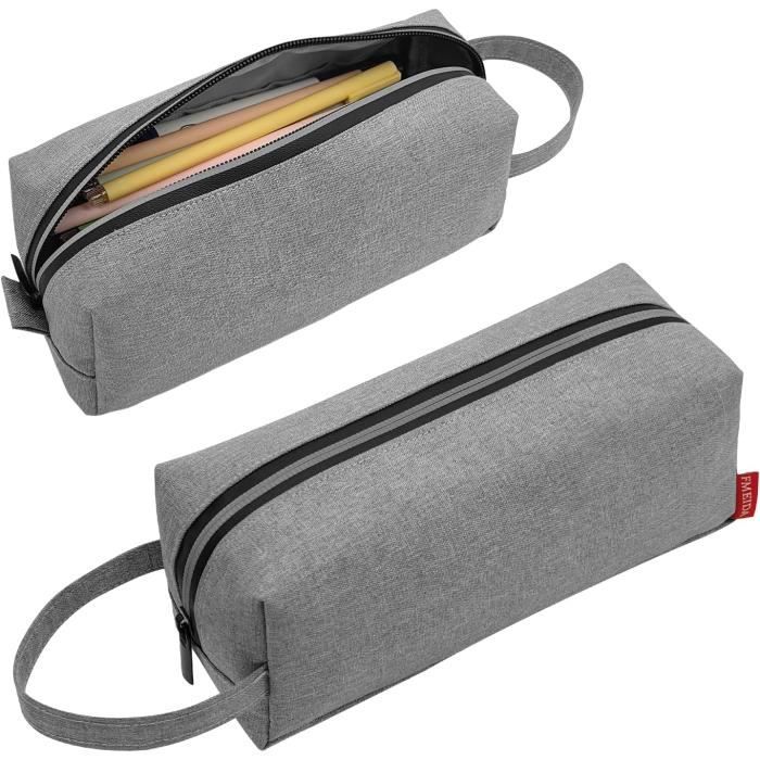 Trousse Thème Astronaute 20 X 10 X 7 Cm Étui À Crayons En Cuir Étanche Grande Capacité Pen Pouch