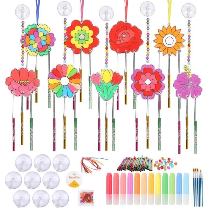 9Pcs Carillons Diy Pour Enfant, Kit Carillon À Fabriquer Carillon De 9Pcs Carillons Diy Pour Enfant, Kit Carillon À Fabriquer Carillon De