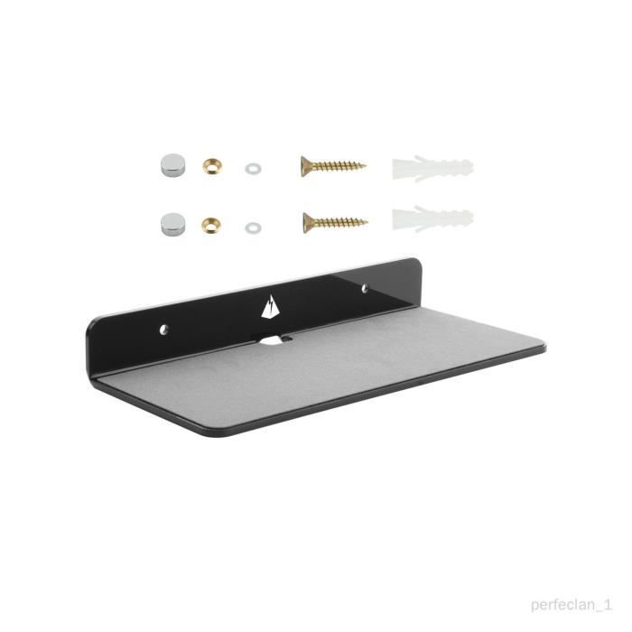 Support mural pour barre de son SHIWAKI Facile à installer Acrylique Noir Cdiscount TV
