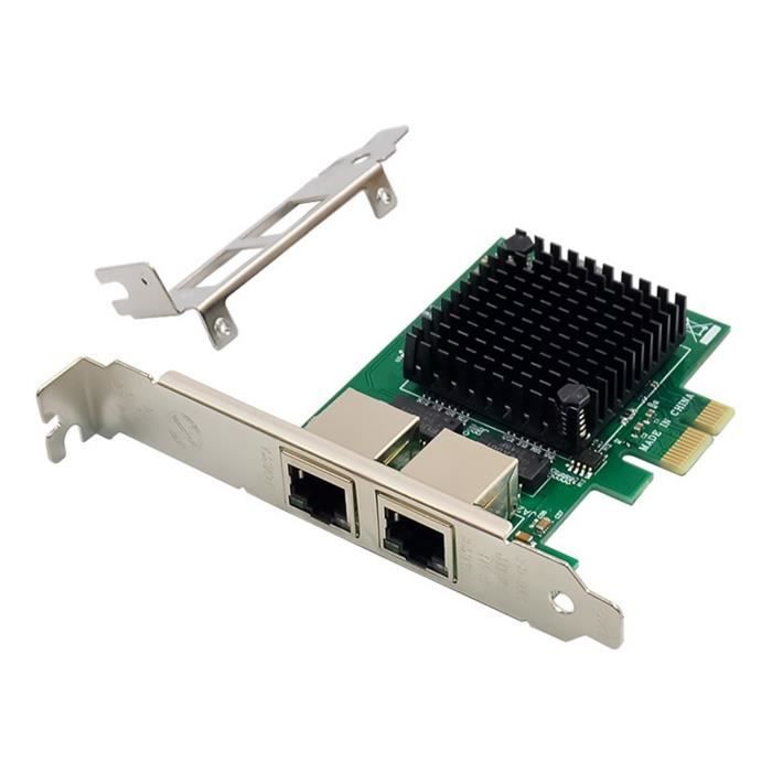 Carte RéSeau Serveur Gigabit PCIE X1 82571 Carte RéSeau Ethernet PCIE ...