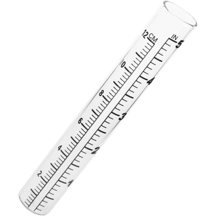 Nicoone Pluviomètre en Plastique,35 mm/m² Transparent Pluviomètres,Rechange pour Pluviomètre de Jardin,Record D'observation De Pluie
