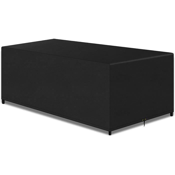 PATIO PLUS Grande housse rectangulaire pour meubles de jardin Tissu