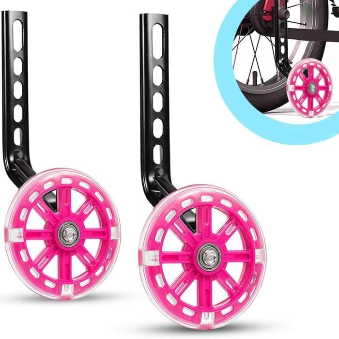 Roues D'apprentissage Universelles Huway Pour Vélo Enfant - Rose