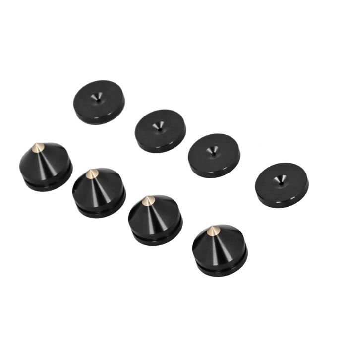 Pads Absorbeurs Pointes Enceintes - Lot De 4 Protecteurs Sol Laiton