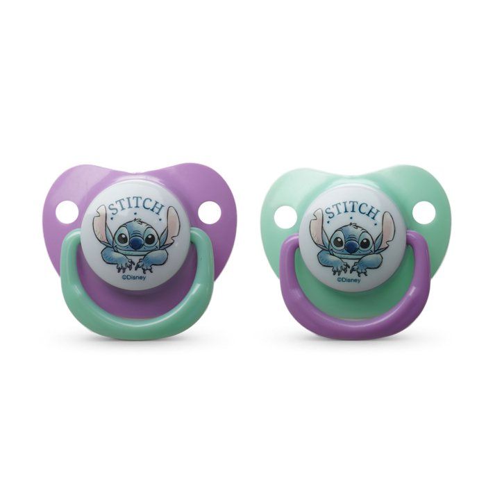 Lot De 2 Sucettes Anatomiques Lilo & Stitch Silicone + - vue 1