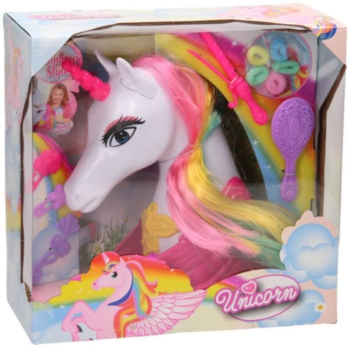 Tete a coiffer licorne 2025 barbie