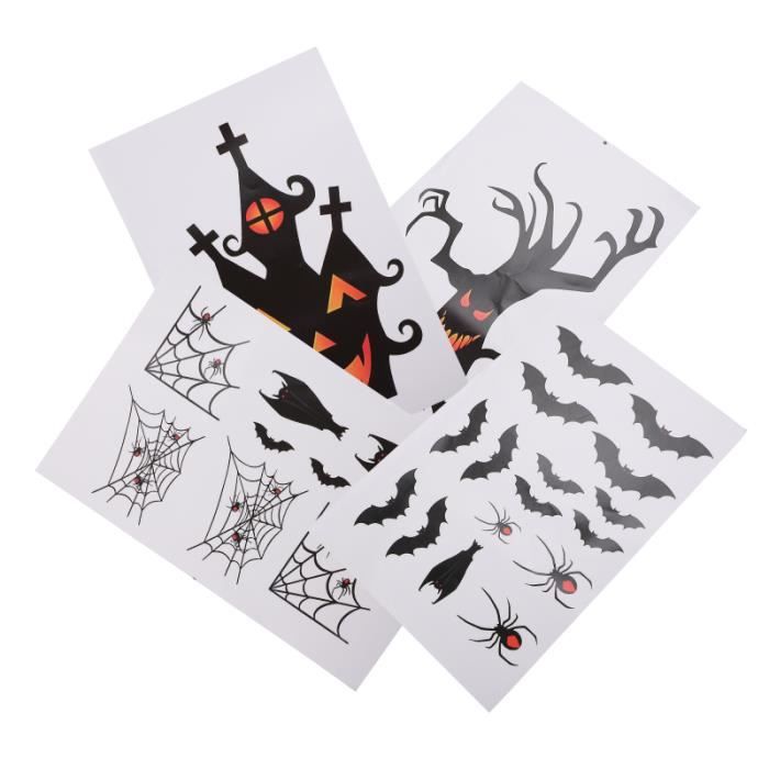 Autocollant Mural Araignée Noir Mat - Mein-motiv.com - Décoration Amovible