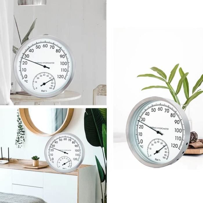 Thermomètre - VBESTLIFE - Rond - Acier inoxydable - Mesure température