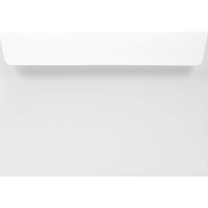 Enveloppes Carrées Blanches 140x140mm - Lot De 25 - Papier 120g Olin Haut De Gamme - Pour Invitations, Cartes, Mariage, Anniversaire