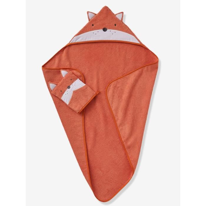 Cape De Bain Bébé Renard Oeko-Tex - Douceur Et Sécurité