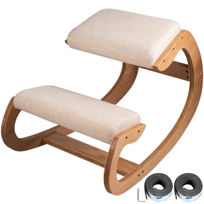 Tabouret ergonomique - VEVOR - Siege Ergonomique à Genoux Chaise - Posture Agenouillée