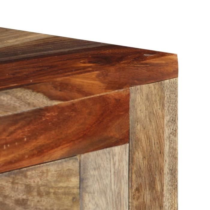 Table console en bois massif de Sesham - VINGVO - SWT(247753) - Marron - Laqué - Salon