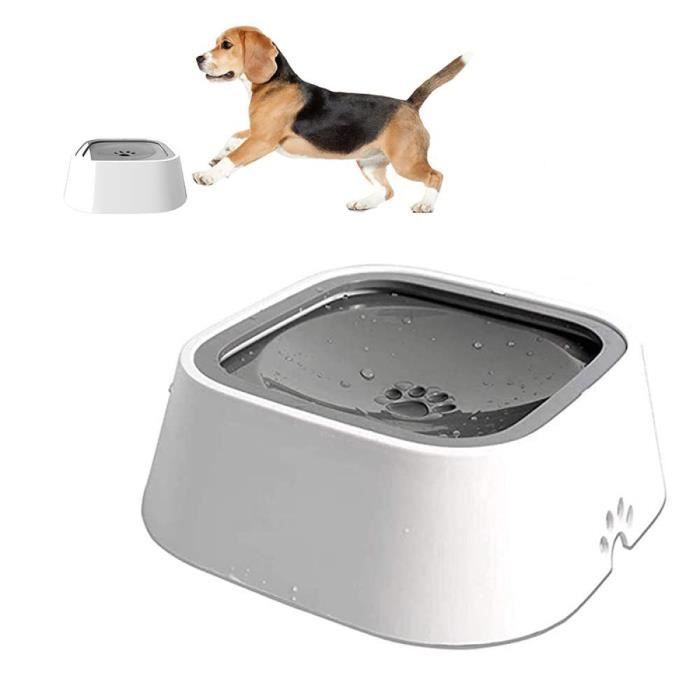 Meilleurs prix pour Bol d'eau - YNKKVRE - Gris - Anti-éclaboussures - 1500 ml - Pour Chien