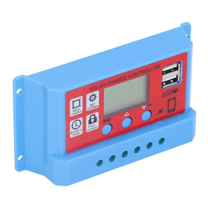 Contrôleur De Charge MPPT DC 12V/24V/36V/48V, Auto 80A 100A PWM, Longs Régulateurs, Chargeur De Batterie Solaire Pour Batterie Au Plomb