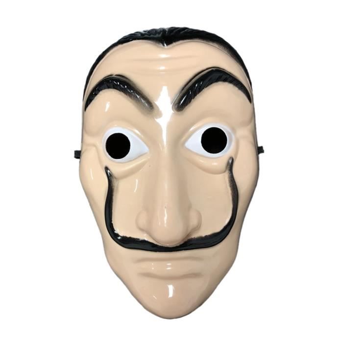 Masque Salvador Dali Adulte - Déguisement Halloween - Taille Unique