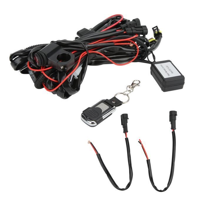 Kit de faisceau de câbles 12 V 40 A 200 W pour voiture électrique pour enfant avec télécommande 2,4 G, kit de mise à niveau DIY avec commande du Kit de faisceau de câbles 12 V 40 A 200 W pour voiture électrique pour enfant avec télécommande 2,4 G, kit de mise à niveau DIY avec commande du