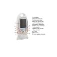 Bébé Moniteur 2" LCD Couleur Babyphone 2.4 GHz Vidéo Numérique Baby + Caméra Vidéosurveillance Sans Fil 2 Voies IR Audio Bidirection-1