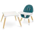  TUVA Chaise haute évolutive en table et chaise      Vert    -1