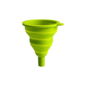 Entonnoir Pliable En Silicone Dr.Oetker Flexxibel - Lavable Au Lave-vaisselle - Rouge - 8x8x10 Cm