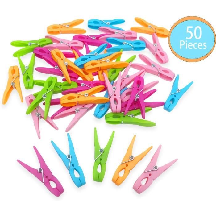 Flexzion Lot De 6 Pinces à Ressort Robustes En Mousseline Avec Dents Réglables Mobiles – 10,2 Cm – Pinces En Nylon De Qualité Supérieure Pour