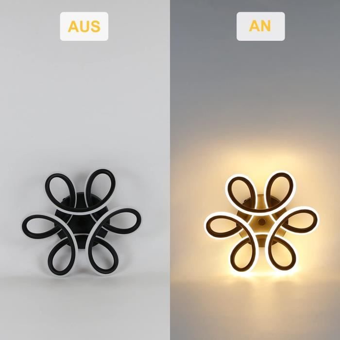 Plafonnier Design Hofstein LED, Lampe à Suspension Moderne, Blanc, Pour Salon, Chambre, Couloir