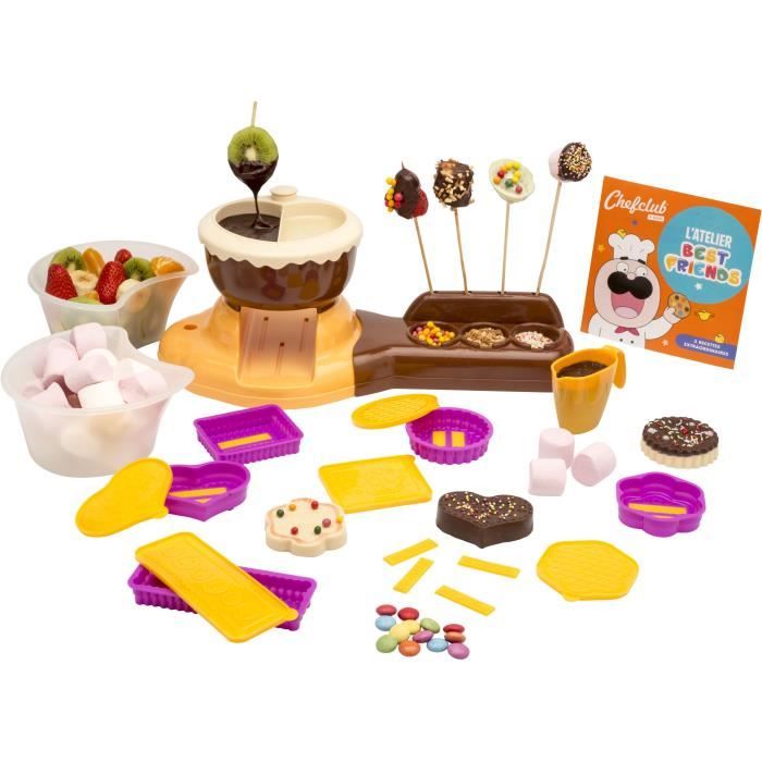 CHEFCLUB KIDS - L'atelier du chocolatier - Coffret avec fondue et  accessoires à chocolat - Cdiscount Jeux - Jouets
