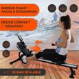 Rameur Fitness Musculation - BONPLUS BP - Rowing Machine - Résistance Magnétique - Écran LCD - Siège Mobile-2