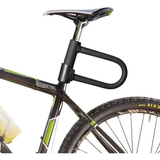 Antivol de vélo, Antivol en U pour vélo avec 1,2 m Flex Acier câble et  support de montage Robuste pour Vélo, Bicyclette, Scooters, etc. :  : Sports et Loisirs