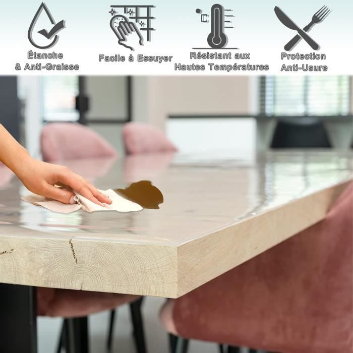 FANSU Nappe De Table Rectangulaire, Polyester Antifouling Nuisible Convient Pour Intérieur Et Extérieur Décoration De Table De Cuisine Salle à Manger (60x60cm,Rouge-Orange