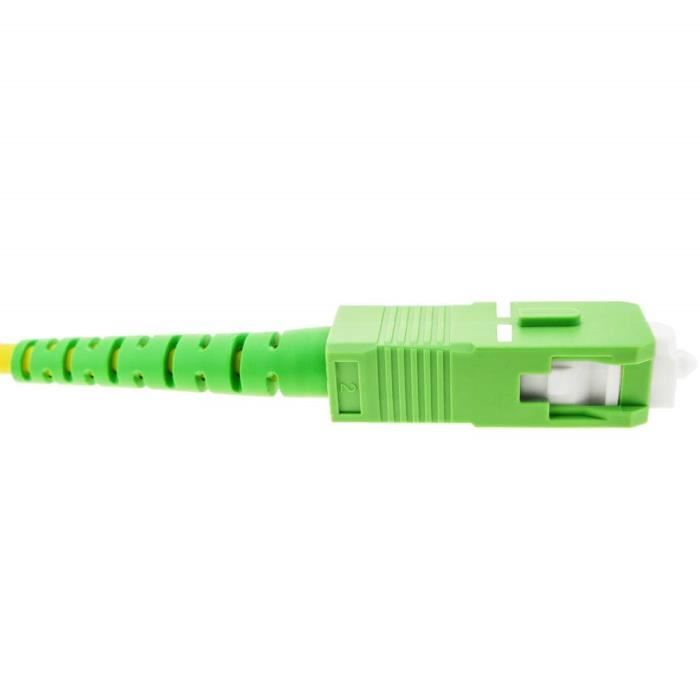 Cablematic - Fiber Optic Cable SC/APC pour SC/APC Simplex Monomode 9/ ...
