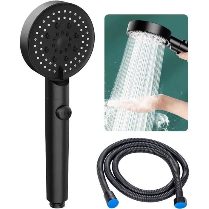 Pommeau De Douche 5 Types De Jets - Douchette à Main Avec 4 Filtres PP, économie