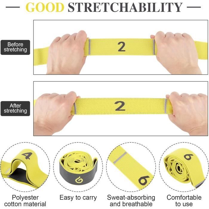 Elastique Musculation, Elastique Sport 8 Niveaux De Forces Bande Elastique Musculation Bande De Resistance Bande Elastique Fitness Pour Entrainement Gym Fitness Pilates Yoga 90384939