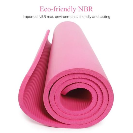 Lixada Tapis de Yoga Antid/érapant 72x24IN Fitness Ecologique Tapis de Gymnastique Pilates Sac de Rangement et Sac de Transport