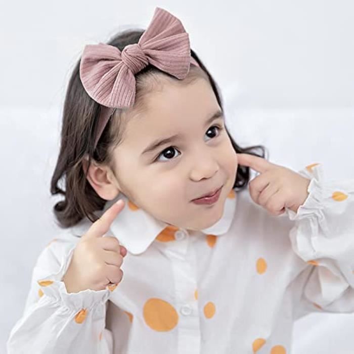Bandeau Fleur Enfant Fille Bandeau Bebe Lot De 10 Bandeaux Bébé En Nylon Doux - Accessoires Cheveux Nouveau-né Bandeau Cheveux Bebe Fille Bandeau Bebe Fille 0-3 Mois