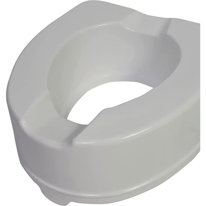 Rehausseur De Toilette Rond VEVOR - 89 Mm Haut - Support 136 Kg - Pour Personnes âgées