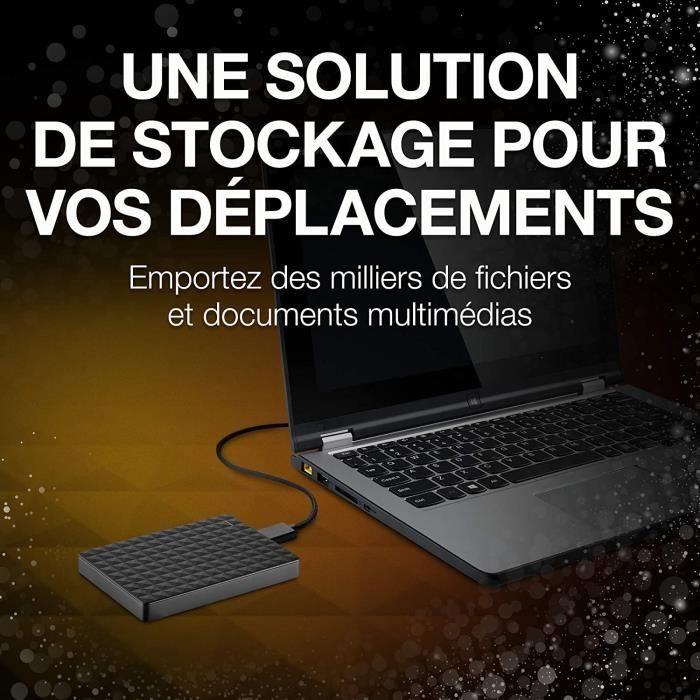 Disque Dur Externe Desktop - SEAGATE - Expansion Portable - 4 To - USB 3.0  (STKP4000400) - Cdiscount Informatique